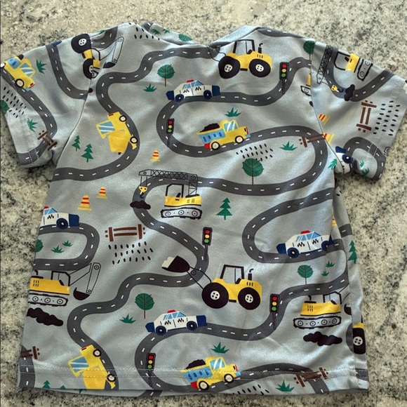 Kids Construction Print Pajama Set l 1-2Y - Picture 6 of 6
